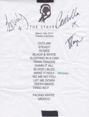 The Staves Setlist