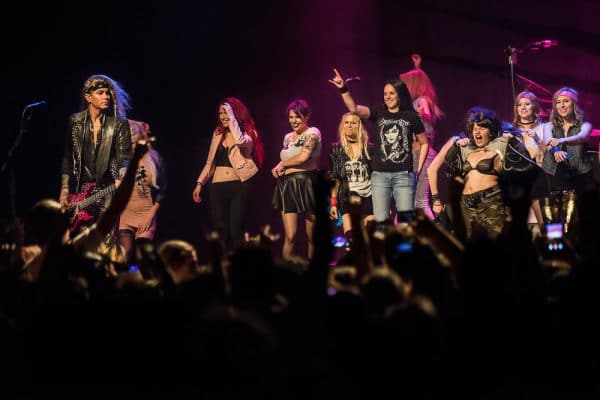 Steel Panther shot by Kieron Yates