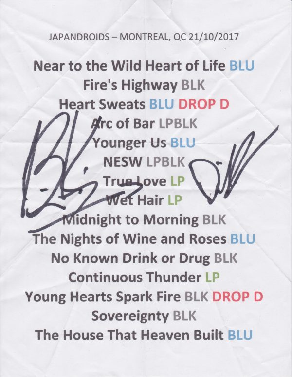 Japandroids Setlist