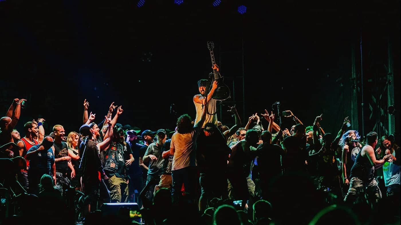 Suicidal Tendencies stage invasion