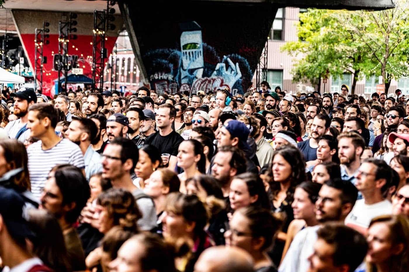 Mile Ex End Montreal crowd