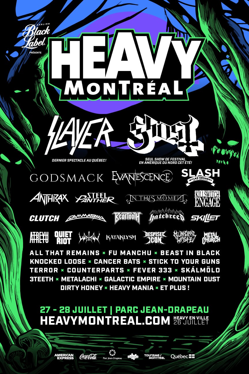 Heavy Montreal 2019 line-up