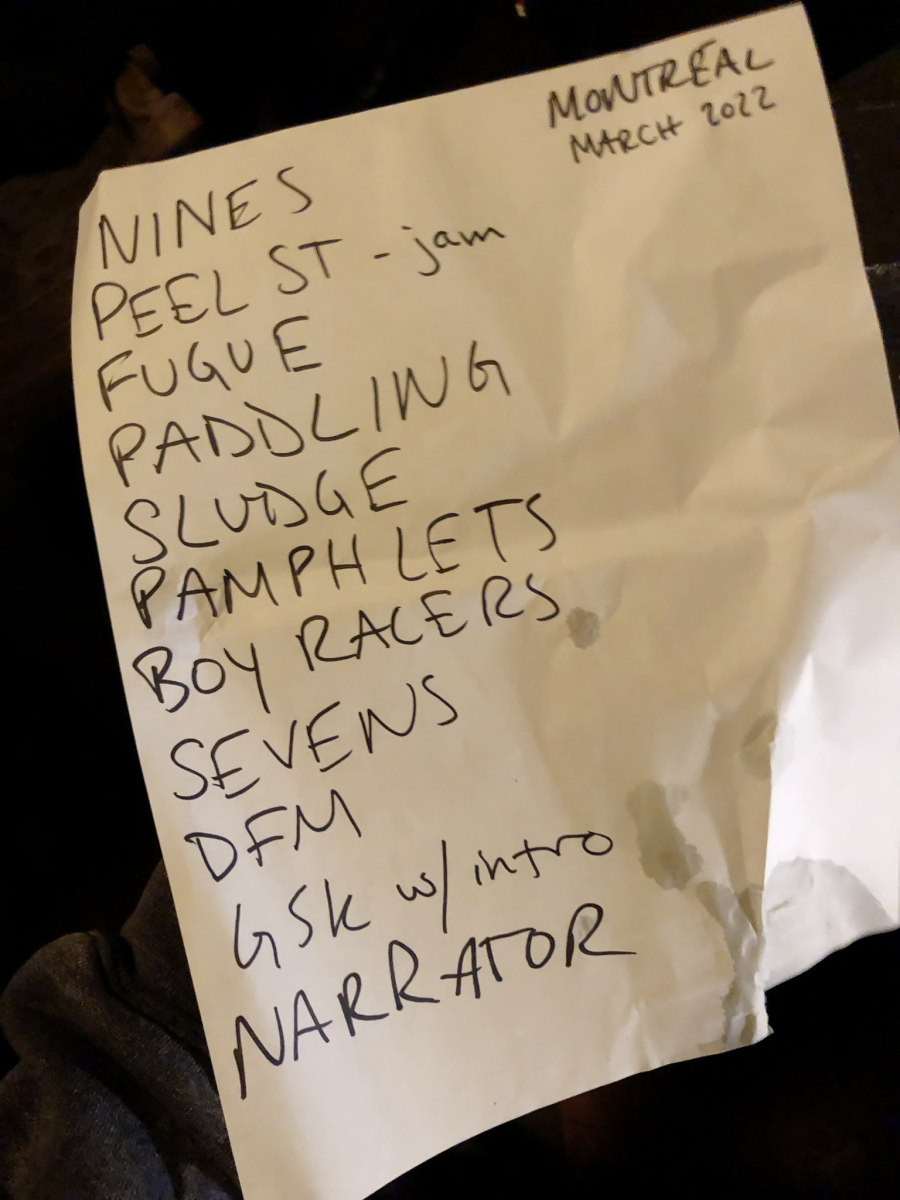 Squid band setlist