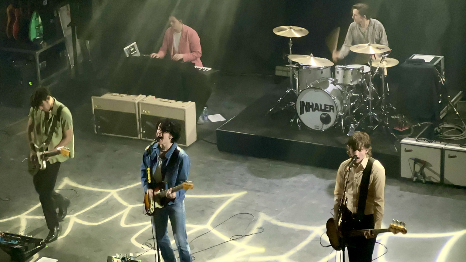 Inhaler performing live on the stage of the Corona Theatre