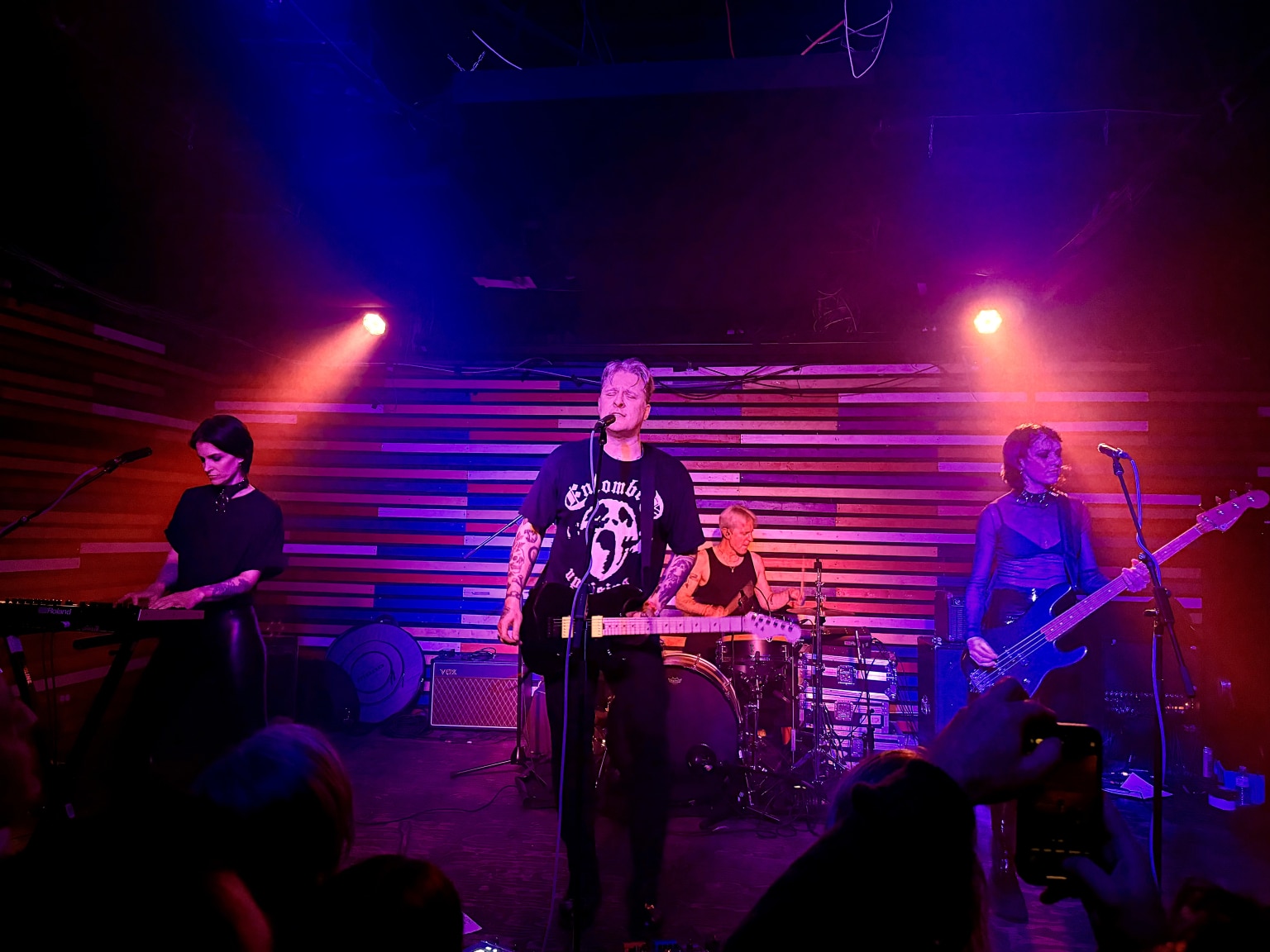 The band Actors performing live at Bar le Ritz